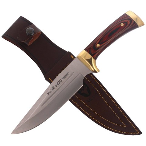 Nóż Muela Full Tang Pakkawood, Satin X50CrMoV15 (JABALI-17R) Muela