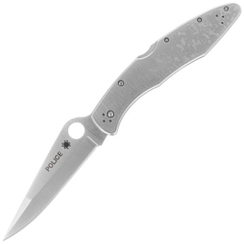 Nóż Spyderco Police Model Stainless Steel Plain (C07P) Spyderco Inc.