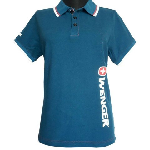 Koszulka polo Wenger Swiss Army Knife 100% Cotton Pique Blue (9.075.023) Wenger