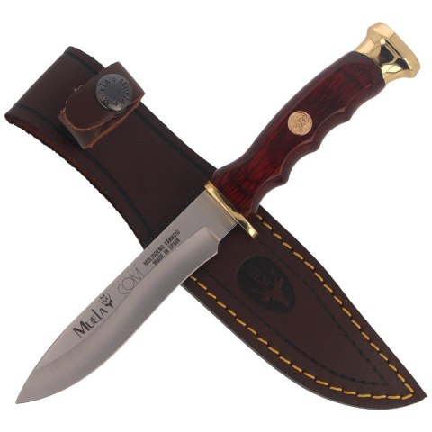 Nóż Muela COMF-10 Pakka Wood, Satin X50CrMoV15 Muela
