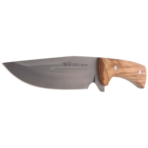 Nóż Muela Full Tang Olive Wood, Satin X50CrMoV15 (JABALI-17OL) Muela