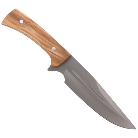 Nóż Muela Full Tang Olive Wood, Satin X50CrMoV15 (JABALI-17OL) Muela