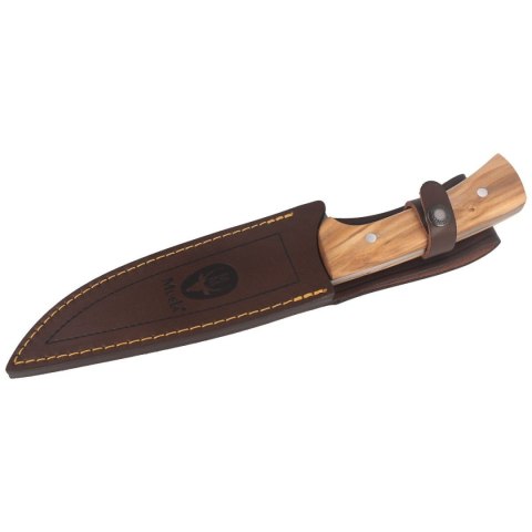 Nóż Muela Full Tang Olive Wood, Satin X50CrMoV15 (JABALI-17OL) Muela