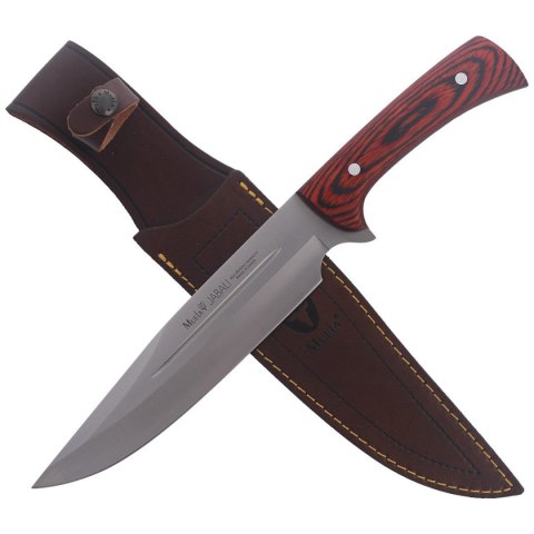Nóż Muela Full Tang Pakkawood, Satin X50CrMoV15 (JABALI-21E) Muela
