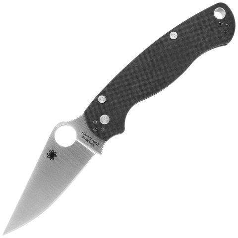 Nóż składany Spyderco Para Military 2 Black G10, Satin CPM S45VN by Sal, Eric Glesser (C81GP2) Spyderco Inc.