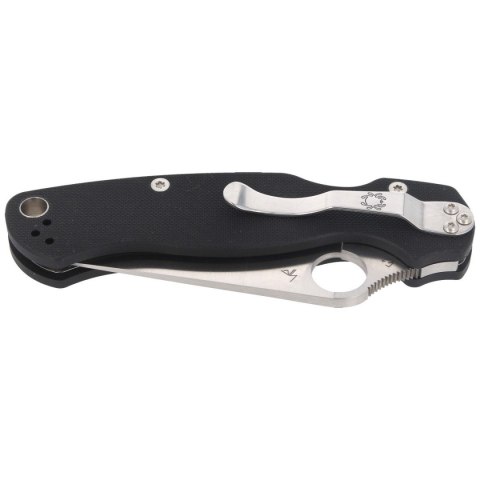Nóż składany Spyderco Para Military 2 Black G10, Satin CPM S45VN by Sal, Eric Glesser (C81GP2) Spyderco Inc.