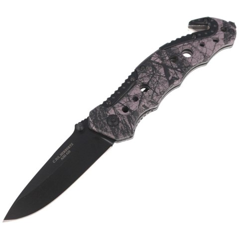 Nóż składany ratowniczy Herbertz CJH Camo Optics Aluminium, Black Blade (44068 - 218111) Herbertz GmbH