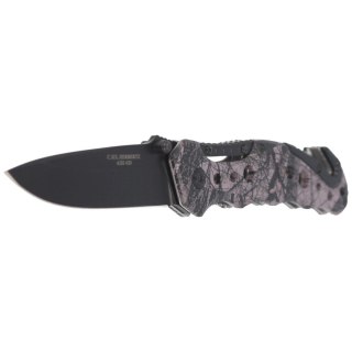 Nóż składany ratowniczy Herbertz CJH Camo Optics Aluminium, Black Blade (44068 - 218111) Herbertz GmbH