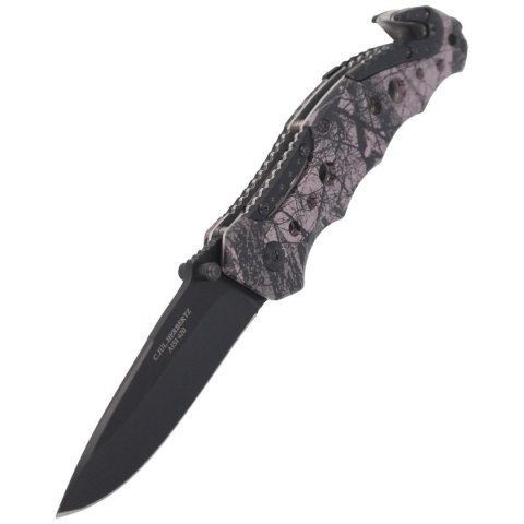 Nóż składany ratowniczy Herbertz CJH Camo Optics Aluminium, Black Blade (44068 - 218111) Herbertz GmbH
