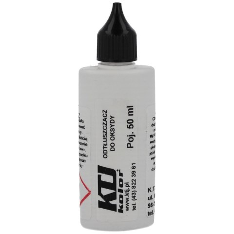Odtłuszczacz do oksydy KTJ NU-Blak Nr 16, 50ml (ODT01) Blackfast Chemical LTD