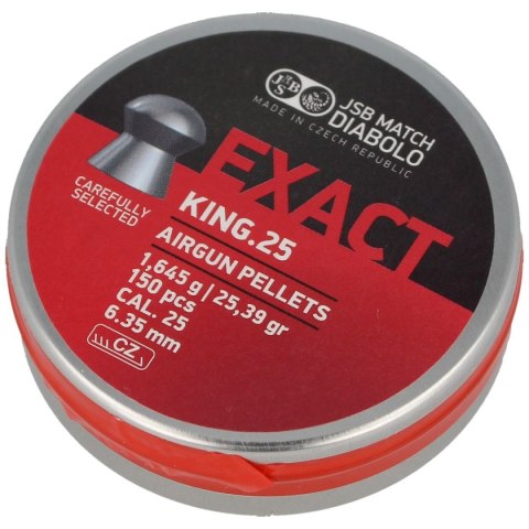 Śrut JSB Exact King 6.35 mm, 150 szt. (546298-150) JSB
