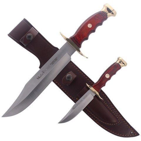 Zestaw noży Muela BW-22P: B-22 i BW-10 Pakka Wood, Satin X50CrMoV15 Muela