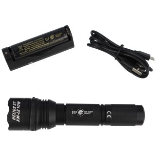 Latarka ESP Helios 10 z ładowarką USB (HELIOS 10-37-4R) ESP - Euro Security Products