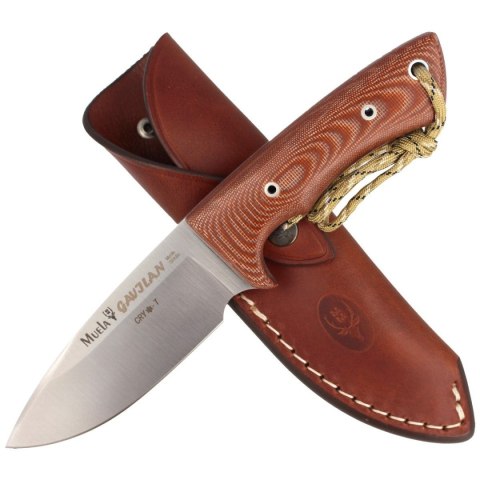 Nóż Muela Full Tang Brown Micarta, Satin 1.4116 CRYO-T (GAVILAN C) Muela