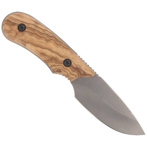 Nóż Muela Full Tang Olive Wood, Satin X50CrMoV15 (IBEX-8.OL) Muela
