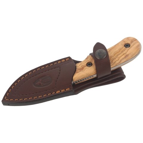 Nóż Muela Full Tang Olive Wood, Satin X50CrMoV15 (IBEX-8.OL) Muela
