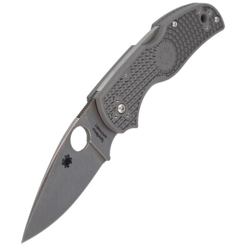 Nóż składany Spyderco Native 5 Lightweight Gray FRN, Satin Maxamet by Sal Glesser (C41PGY5) Spyderco Inc.