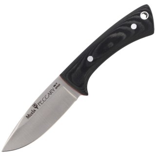 Nóż na szyję Muela Peccary-8M Neck Knife Black Micarta, Satin X50CrMoV15 Muela