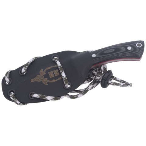 Nóż na szyję Muela Peccary-8M Neck Knife Black Micarta, Satin X50CrMoV15 Muela