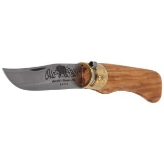 Nóż składany Antonini Old Bear Classical L Olive Wood, Satin AISI 420 (9307/21_LU) Old Bear by Antonini Italy