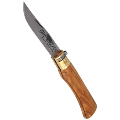 Nóż składany Antonini Old Bear Classical L Olive Wood, Satin AISI 420 (9307/21_LU) Old Bear by Antonini Italy