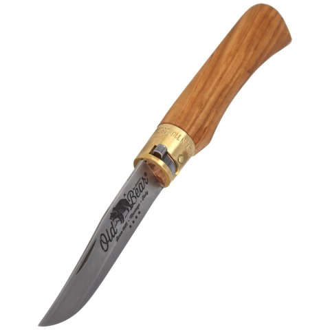 Nóż składany Antonini Old Bear Classical L Olive Wood, Satin AISI 420 (9307/21_LU) Old Bear by Antonini Italy