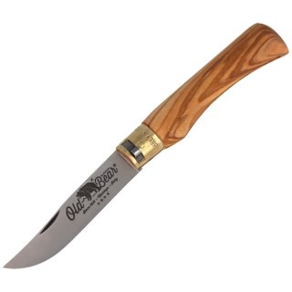 Nóż składany Antonini Old Bear Classical XL Olive Wood, Satin AISI 420 (9307/23_LU) Old Bear by Antonini Italy
