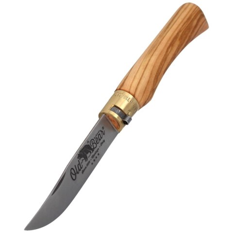 Nóż składany Antonini Old Bear Classical XL Olive Wood, Satin AISI 420 (9307/23_LU) Old Bear by Antonini Italy