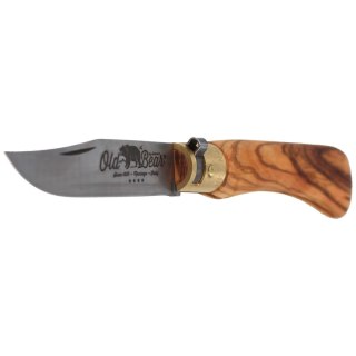 Nóż składany Antonini Old Bear Classical M Olive Wood, Satin AISI 420 (9307/19_LU) Old Bear by Antonini Italy