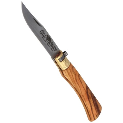 Nóż składany Antonini Old Bear Classical M Olive Wood, Satin AISI 420 (9307/19_LU) Old Bear by Antonini Italy
