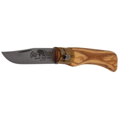 Nóż składany Antonini Old Bear Classical S Olive Wood, Satin AISI 420 (9307/17_LU) Old Bear by Antonini Italy