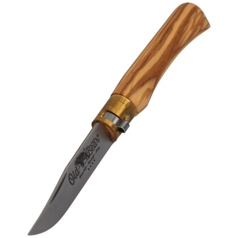Nóż składany Antonini Old Bear Classical S Olive Wood, Satin AISI 420 (9307/17_LU) Old Bear by Antonini Italy