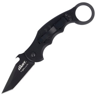 Nóż składany FOX The Dart Karambit Black G10, Black Idroglider N690 by Doug Marcaida (FX-597) FOX