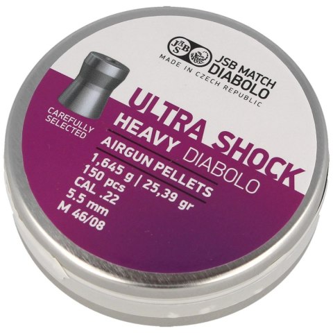 Śrut JSB Diabolo Heavy Ultra Shock 5.50mm 150szt (546228-150) JSB