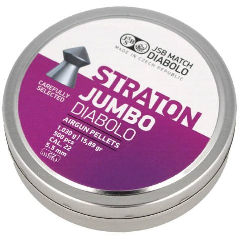 Śrut JSB Straton Jumbo 5.50 mm, 500 szt. (546238-500) JSB