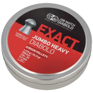 Śrut JSB Exact Jumbo Heavy 5.52 mm, 500 szt. (546287-500) JSB