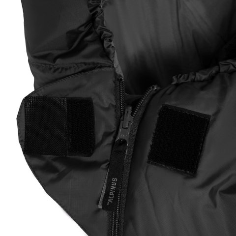 Śpiwór Alpinus Fiber Pro 1300 dla leworęcznych, antracytowy Alpinus