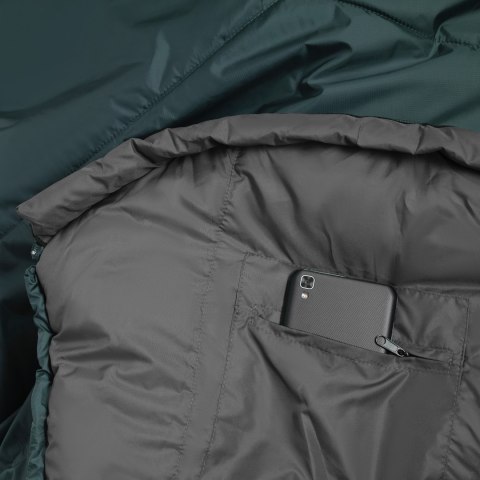 Śpiwór Alpinus Fiber Pro 800 dla leworęcznych, zielony Alpinus