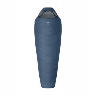 Śpiwór Alpinus Fiber Pro WS 1300 dla leworęcznych, szałwiowy Alpinus