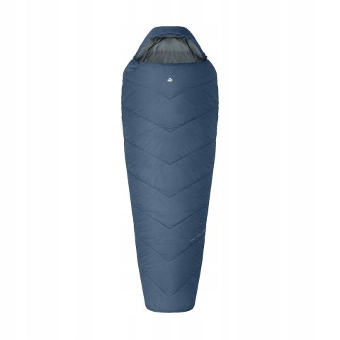 Śpiwór Alpinus Fiber Pro WS 1300 dla leworęcznych, szałwiowy Alpinus