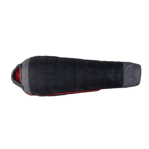 Śpiwór puchowy Robens Serac 300 dla leworęcznych -4C (195 cm) - czarny Robens