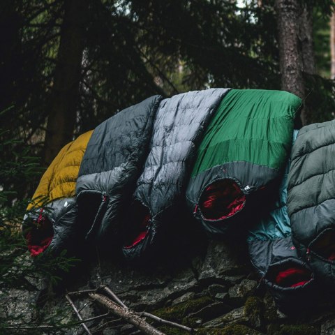 Śpiwór puchowy Robens Serac 300 dla leworęcznych -4C (195 cm) - czarny Robens