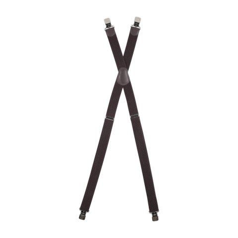 Szelki męskie Ranger 4 cm, brązowe Ranger