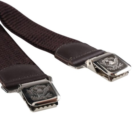 Szelki męskie Ranger 4 cm, brązowe Ranger