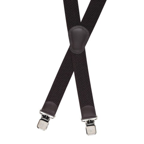 Szelki męskie Ranger 4 cm, brązowe Ranger