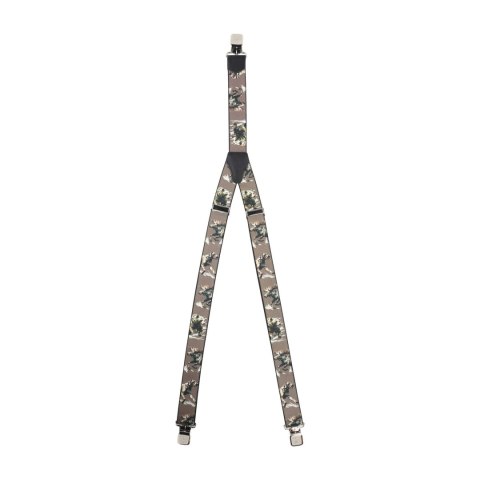 Szelki męskie Ranger 4 cm, drukowane, szare Ranger