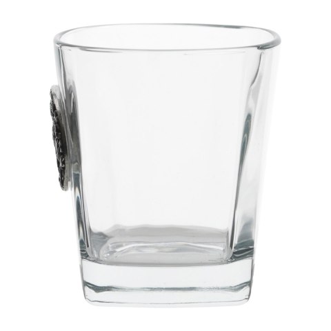 Szklanki do whisky Golden Fox Geo zdobione odlewanym elementem, 2 szt. Golden Fox