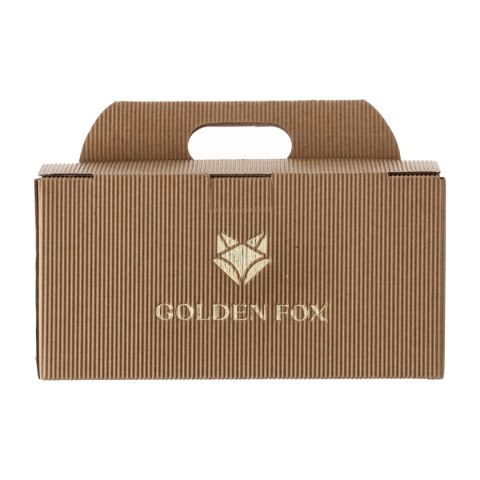 Szklanki do whisky Golden Fox Geo zdobione odlewanym elementem, 2 szt. Golden Fox