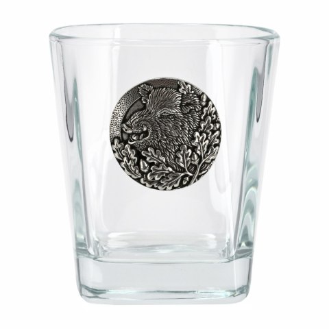Szklanki do whisky Golden Fox Geo zdobione odlewanym elementem, 6 szt. Golden Fox
