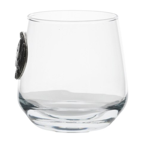 Szklanki do whisky Golden Fox Luna Fox Silver zdobione odlewanym elementem 6 szt. Golden Fox
